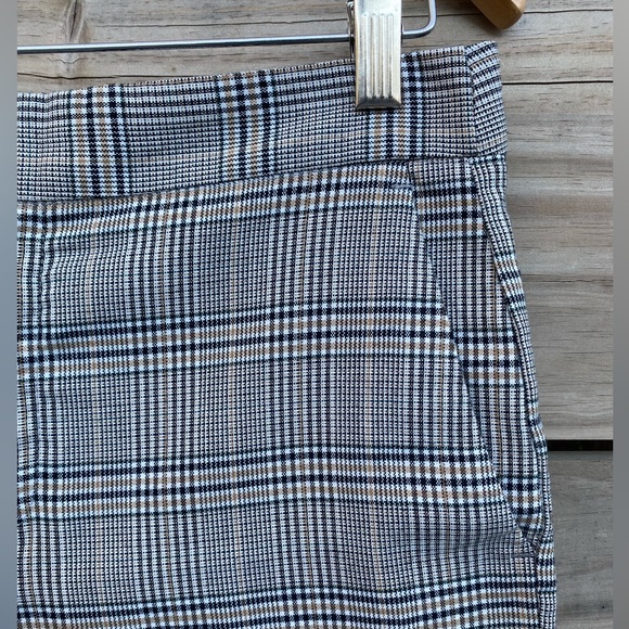 Zara Plaid Trouser Pants Size 4 - Picture 5 of 9